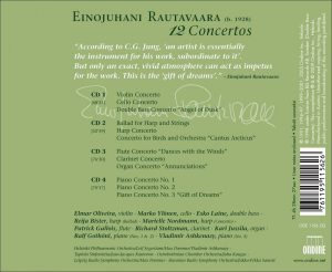 RAUTAVAARA, les 12 concertos, 2